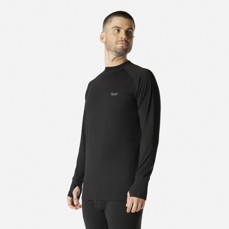 PRIMERA CAPA HOMBRE SKINTEC WARM TOP NEGRO LIPPI I26 - 2
