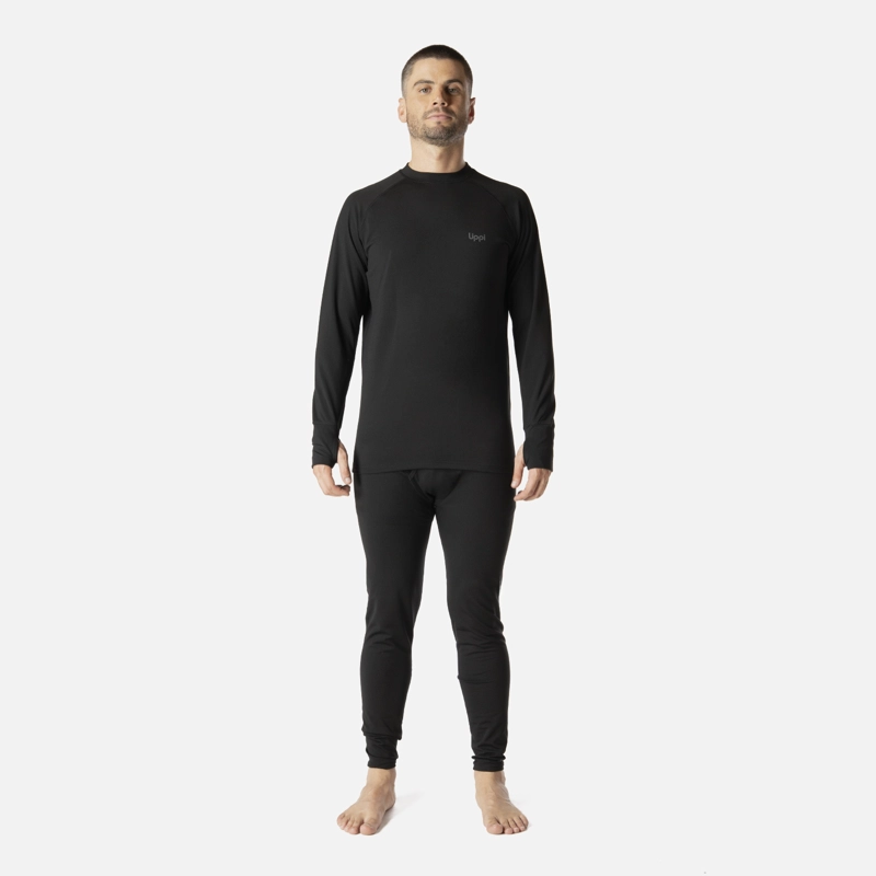 PRIMERA CAPA HOMBRE SKINTEC WARM TOP NEGRO LIPPI I26 - 5