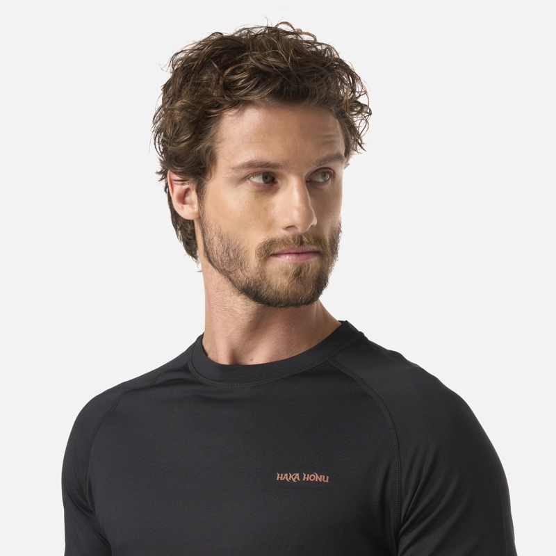 PRIMERA CAPA HOMBRE HUEMUL TOP NEGRO HAKA HONU - 4