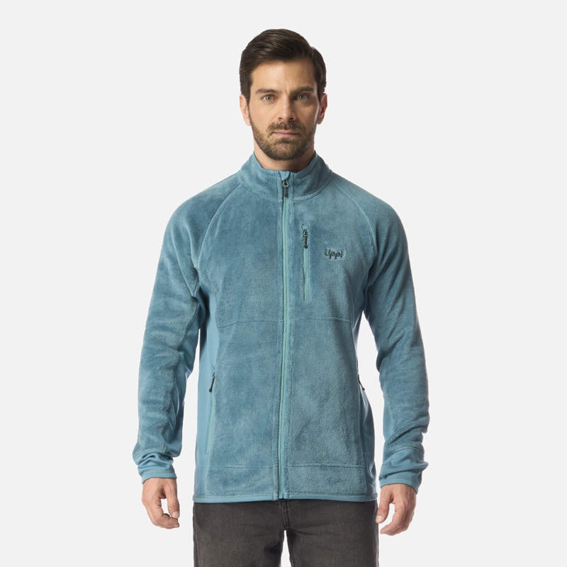 POLAR HOMBRE NUMAN SHAGGY-PRO JACKET PETROLEO CLARO LIPPI I26 - 1