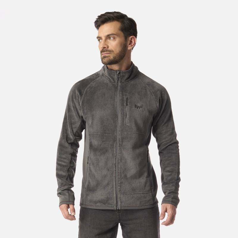 POLAR HOMBRE NUMAN SHAGGY-PRO JACKET GRIS MEDIO LIPPI I26 - 1