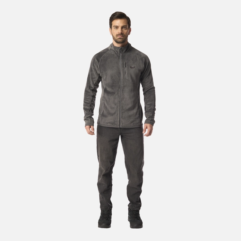 POLAR HOMBRE NUMAN SHAGGY-PRO JACKET GRIS MEDIO LIPPI I26 - 6