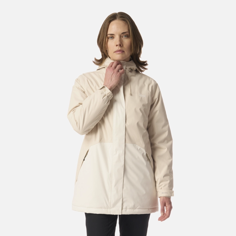 CHAQUETA MUJER GUNTHER B-DRY HOODY JACKET BEIGE LIPPI I26 - 1