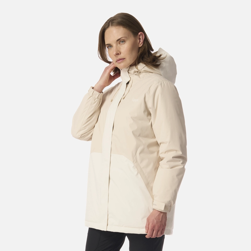 CHAQUETA MUJER GUNTHER B-DRY HOODY JACKET BEIGE LIPPI I26 - 2