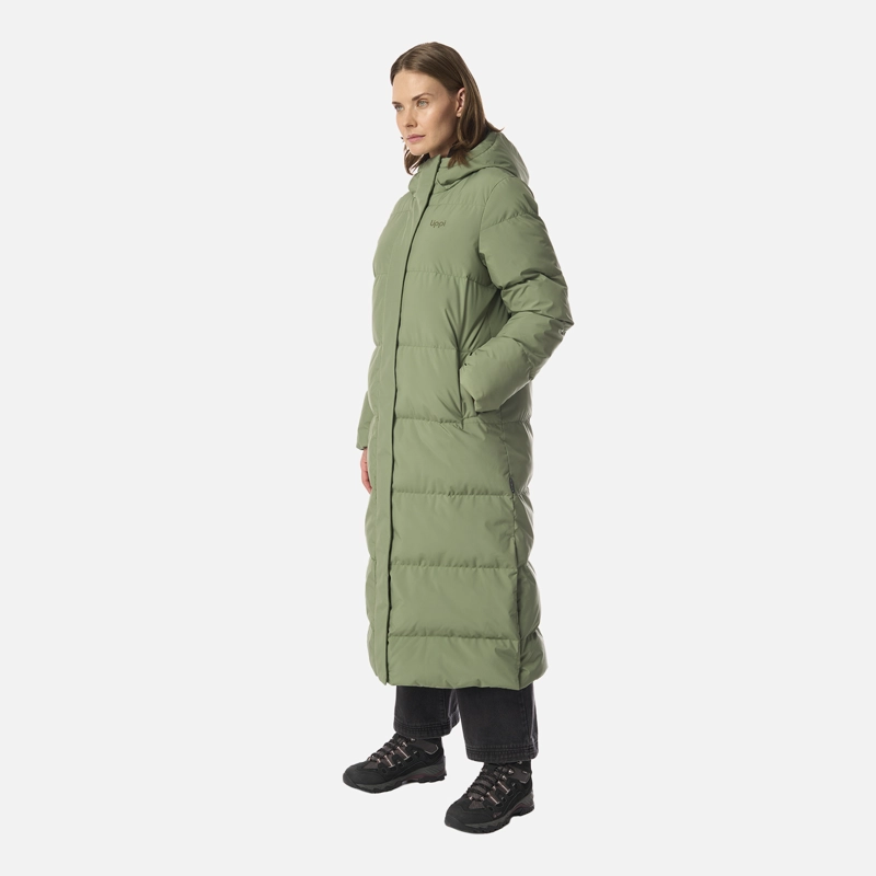 CHAQUETA MUJER LONG AND WARM STEAM-PRO HOODY JACKET JADE OSCURO LIPPI I26 - 2