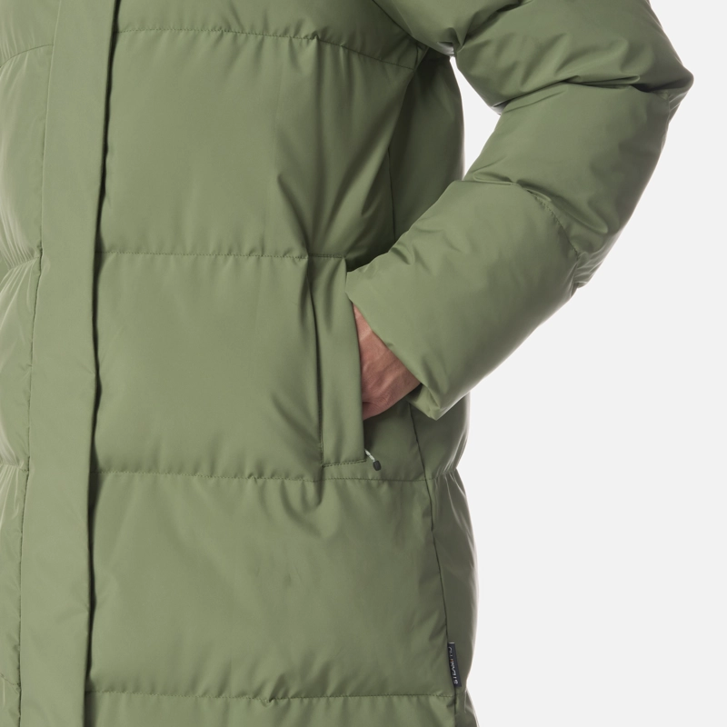 CHAQUETA MUJER LONG AND WARM STEAM-PRO HOODY JACKET JADE OSCURO LIPPI I26 - 5