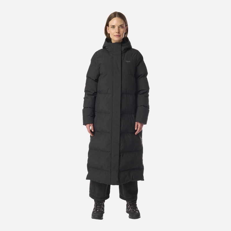 CHAQUETA MUJER LONG AND WARM STEAM-PRO HOODY JACKET NEGRO LIPPI I26 - 1