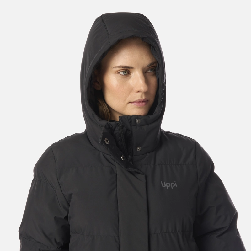 CHAQUETA MUJER LONG AND WARM STEAM-PRO HOODY JACKET NEGRO LIPPI I26 - 4