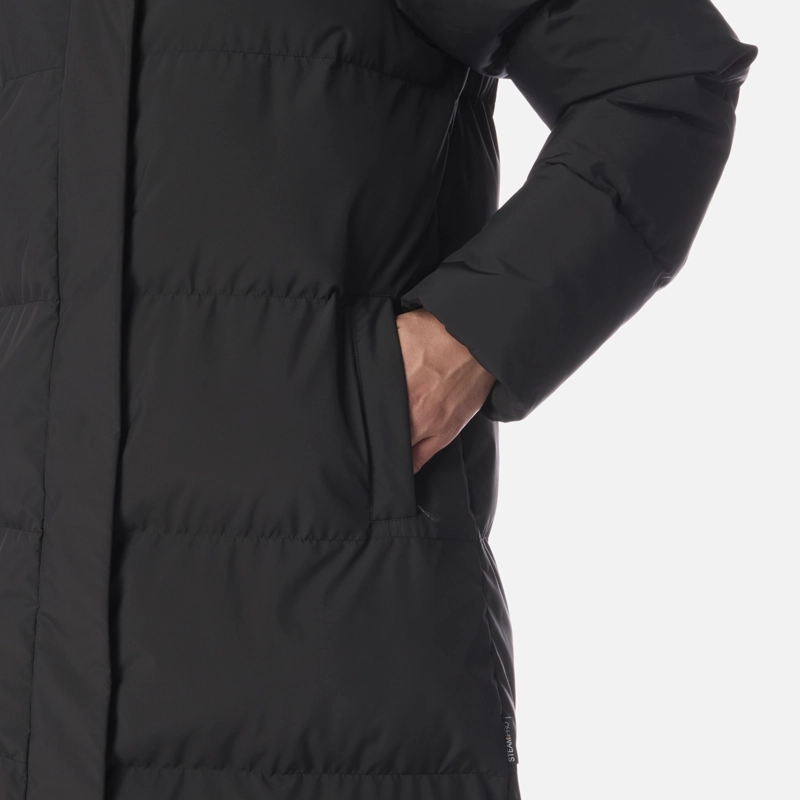 CHAQUETA MUJER LONG AND WARM STEAM-PRO HOODY JACKET NEGRO LIPPI I26 - 5