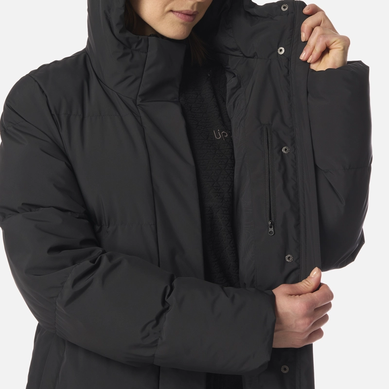 CHAQUETA MUJER LONG AND WARM STEAM-PRO HOODY JACKET NEGRO LIPPI I26 - 7