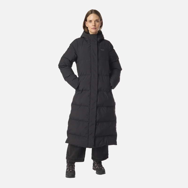 CHAQUETA MUJER LONG AND WARM STEAM-PRO HOODY JACKET NEGRO LIPPI I26 - 8
