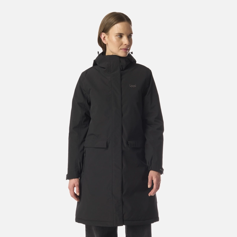 CHAQUETA MUJER MOUNTAINS LIVE B-DRY STEAM-PRO LONG JACKET NEGRO LIPPI I26 - 1