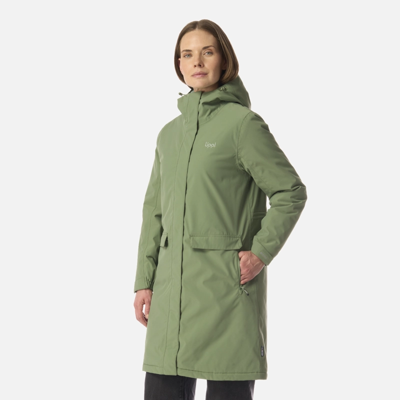 CHAQUETA MUJER MOUNTAINS LIVE B-DRY STEAM-PRO LONG JACKET JADE OSCURO LIPPI I26 - 2