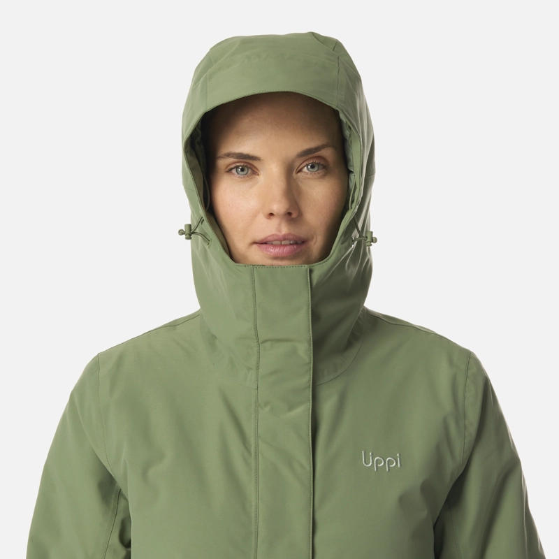 CHAQUETA MUJER MOUNTAINS LIVE B-DRY STEAM-PRO LONG JACKET JADE OSCURO LIPPI I26 - 4