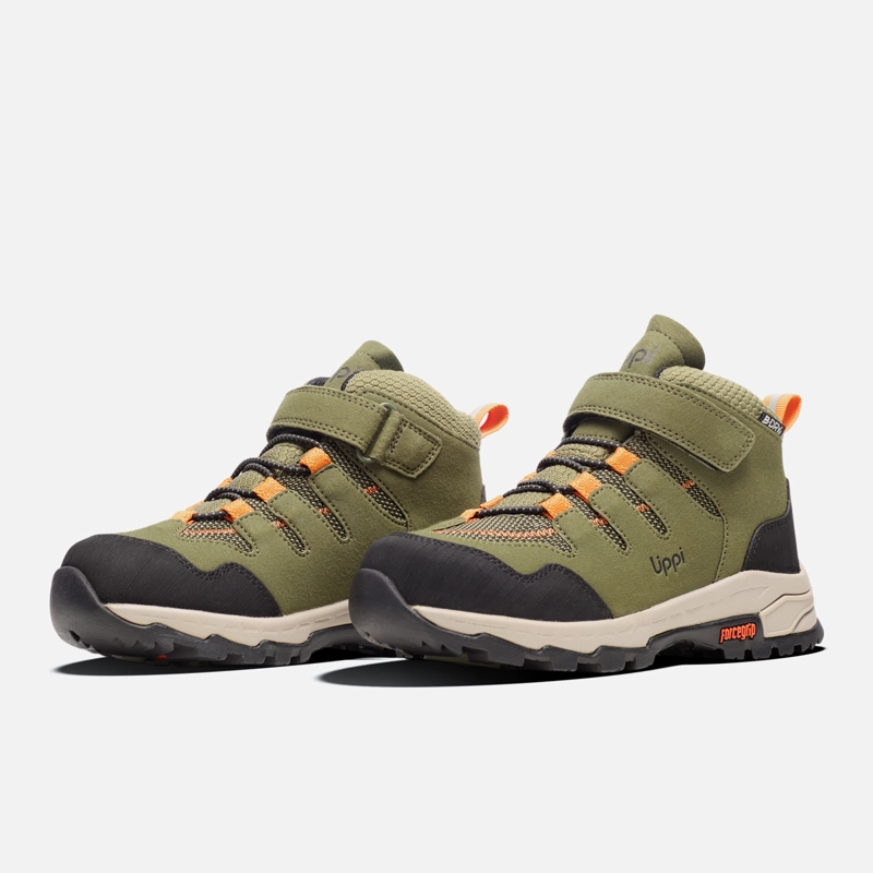 BOTIN NIÑO ALL TERRA MID KIDS VERDE / NARANJO LIPPI I26 - 4