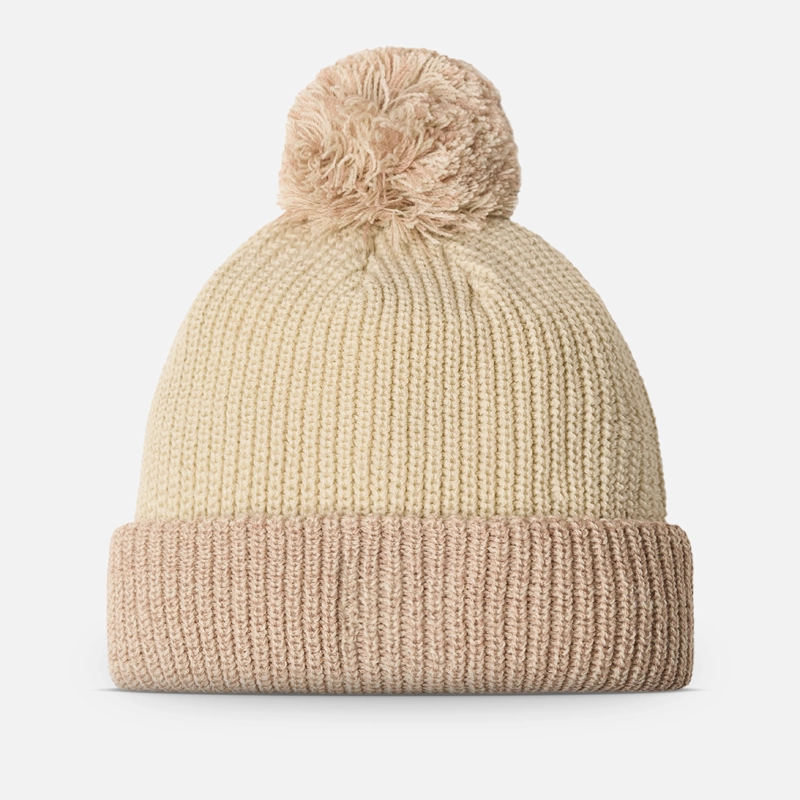 GORRO UNISEX FLY LINE POM BLEND-PRO BEANIE CREMA MELANGE  LIPPI I26 - 3