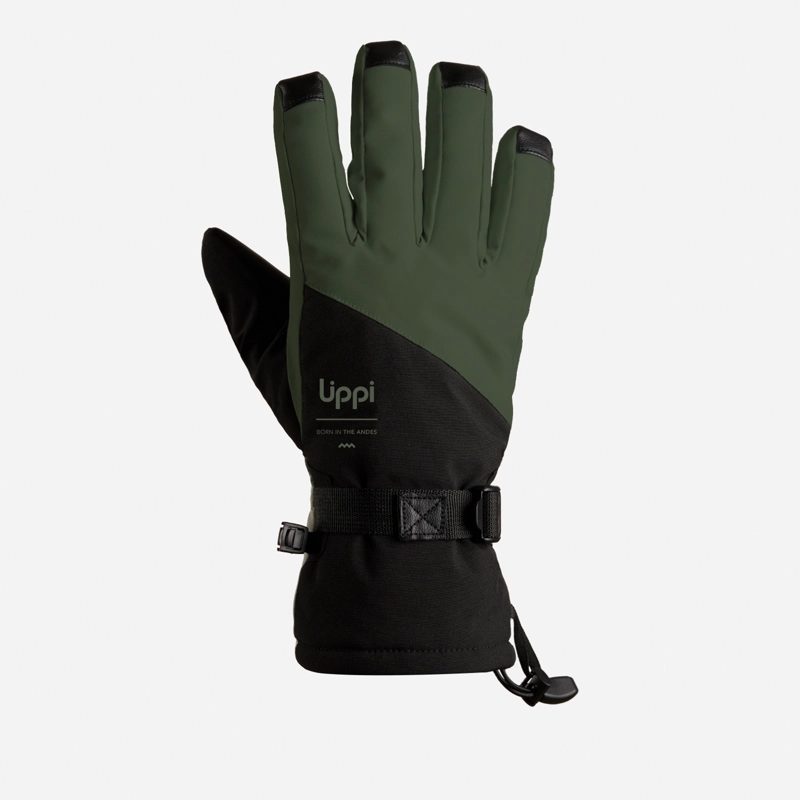 GUANTE UNISEX SNOW DAY B-DRY GLOVE VERDE MILITAR LIPPI I26 - 1