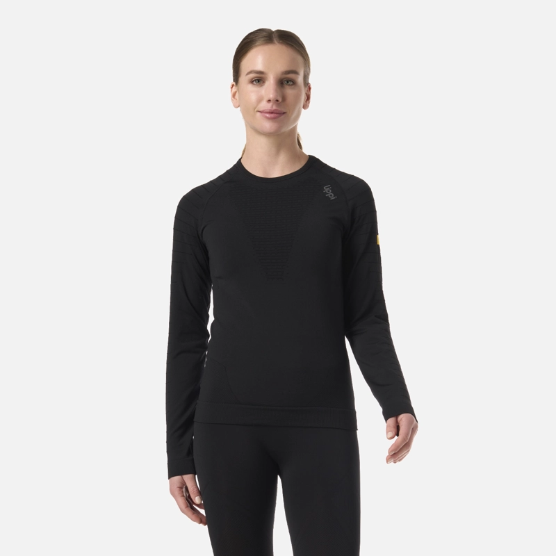 PRIMERA CAPA MUJER SKINTEC ACTIVE WARM TOP NEGRO LIPPI I26 - 1