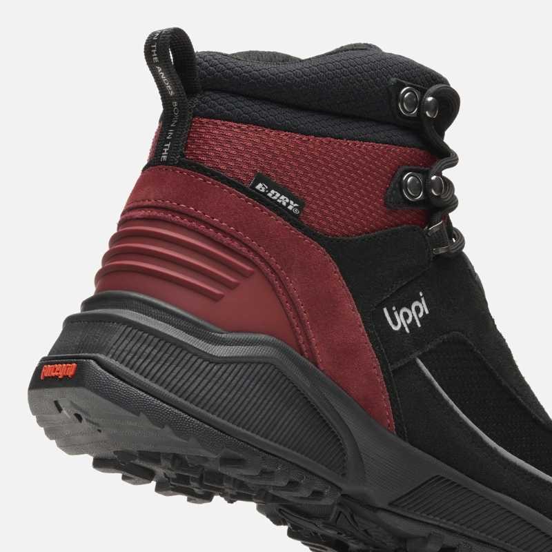 BOTIN MUJER HILL HIKER VINO / NEGRO LIPPI I26 - 8