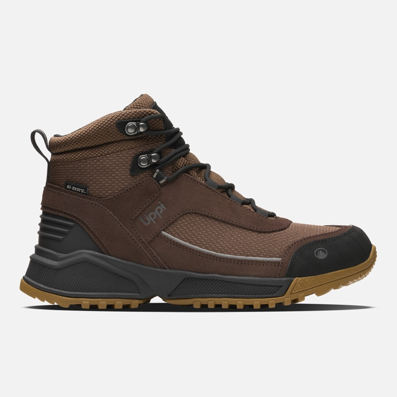 BOTIN HOMBRE HILL HIKER CAFE / NEGRO LIPPI I26 - 1