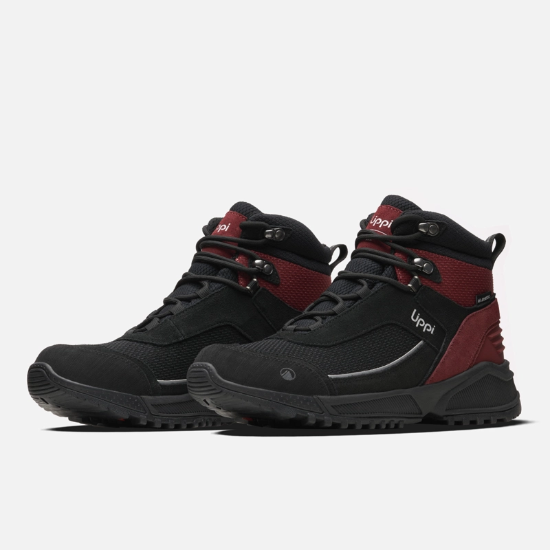 BOTIN MUJER HILL HIKER VINO / NEGRO LIPPI I6 - 4