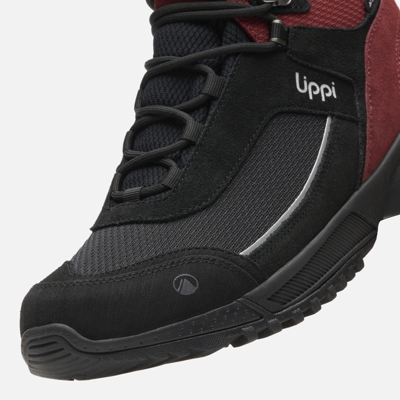 BOTIN MUJER HILL HIKER VINO / NEGRO LIPPI I6 - 7