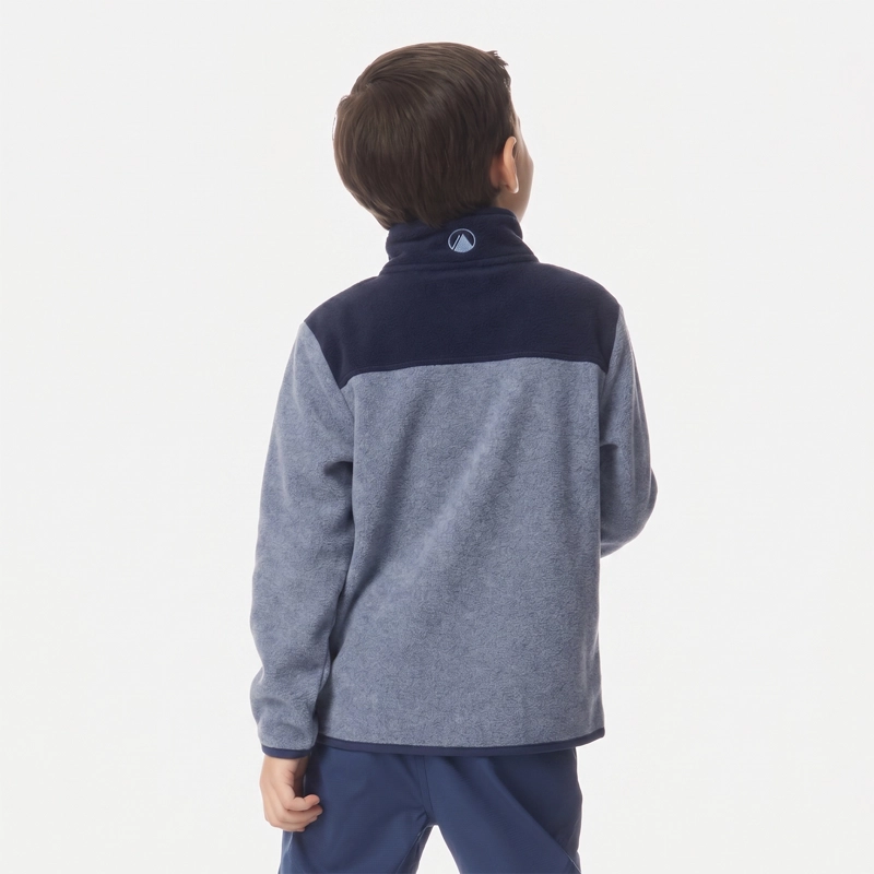 POLAR NIÑO FOREST 1/4 ZIP SWEATSHIRT AZUL PIEDRA LIPPI I26 - 3