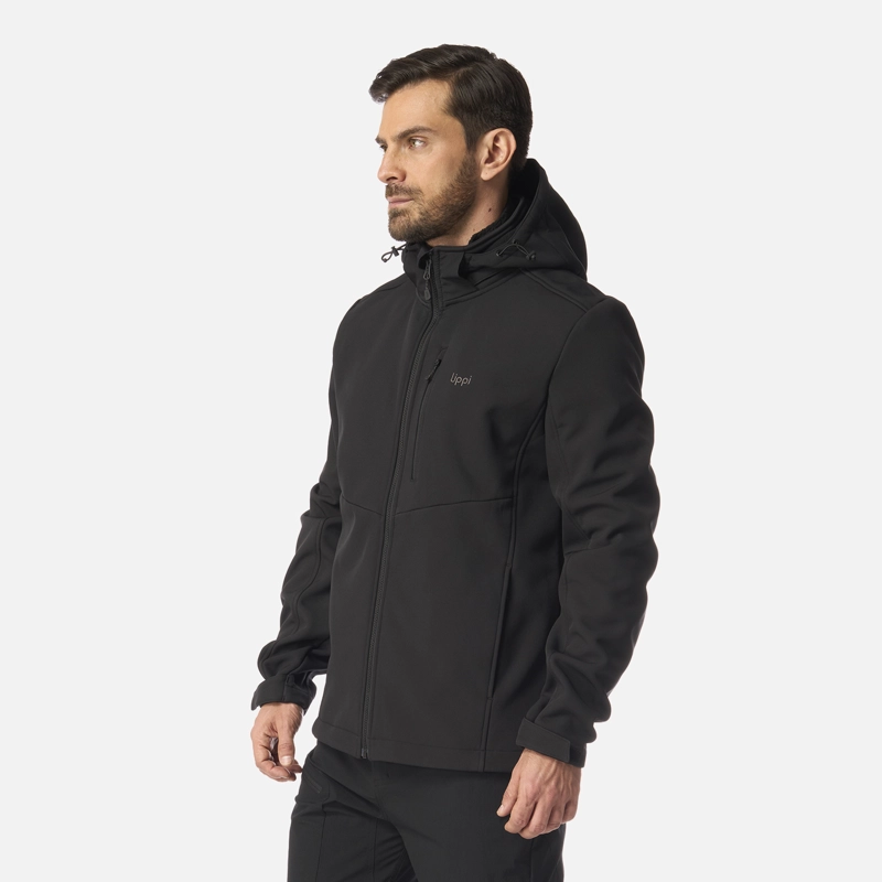 CHAQUETA HOMBRE MACAYA SOFTSHELL HOODY JACKET NEGRO LIPPI I26 - 2