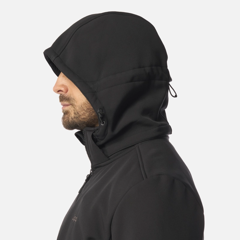 CHAQUETA HOMBRE MACAYA SOFTSHELL HOODY JACKET NEGRO LIPPI I26 - 6