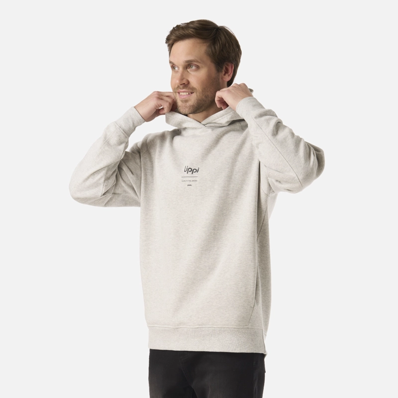 M ULMO LIGHT HOODY SWEATSHIRT LIPPI GRIS CLARO MELANGE XL - 2