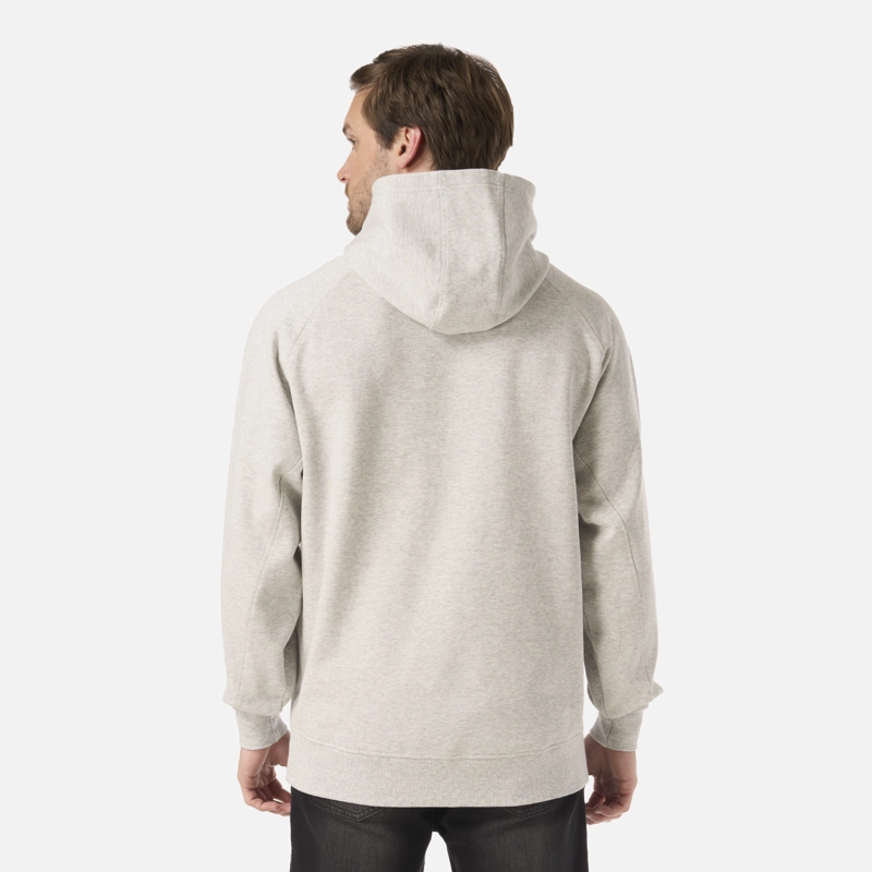 M ULMO LIGHT HOODY SWEATSHIRT LIPPI GRIS CLARO MELANGE XL - 3