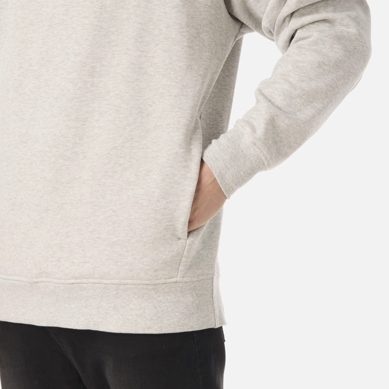 M ULMO LIGHT HOODY SWEATSHIRT LIPPI GRIS CLARO MELANGE XL - 5