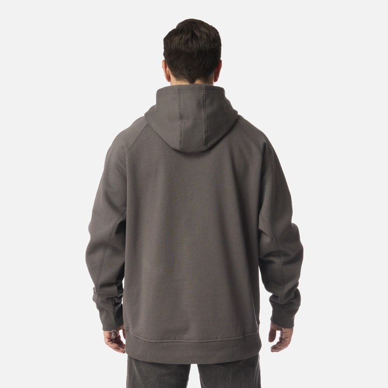 POLERON HOMBRE INSIGNE HOODY SWEATSHIRT FRONT PRINT GRIS MEDIO LIPPI I26 - 3