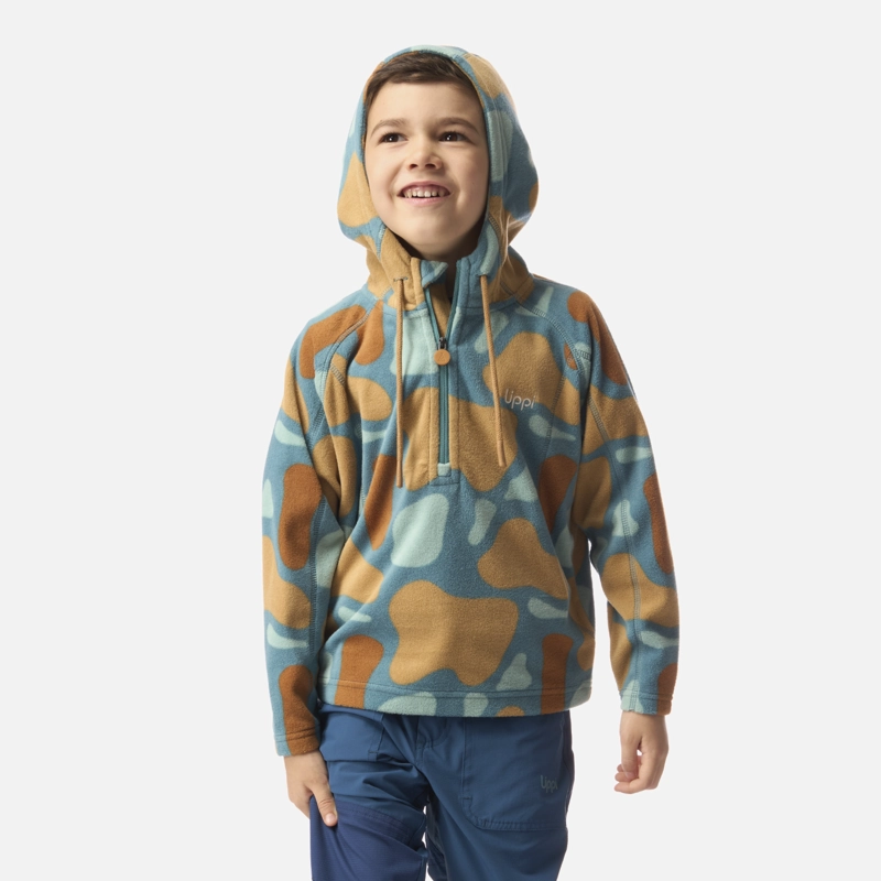 POLAR NIÑO COLD DAY THERM-PRO HOODY JACKET PRINT PETROLEO CLARO LIPPI I26 - 1
