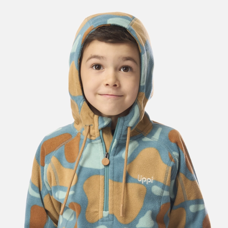 POLAR NIÑO COLD DAY THERM-PRO HOODY JACKET PRINT PETROLEO CLARO LIPPI I26 - 4