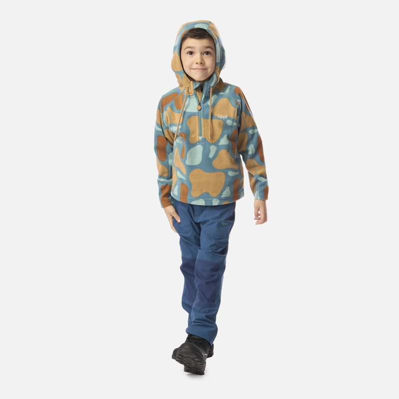 POLAR NIÑO COLD DAY THERM-PRO HOODY JACKET PRINT PETROLEO CLARO LIPPI I26 - 5