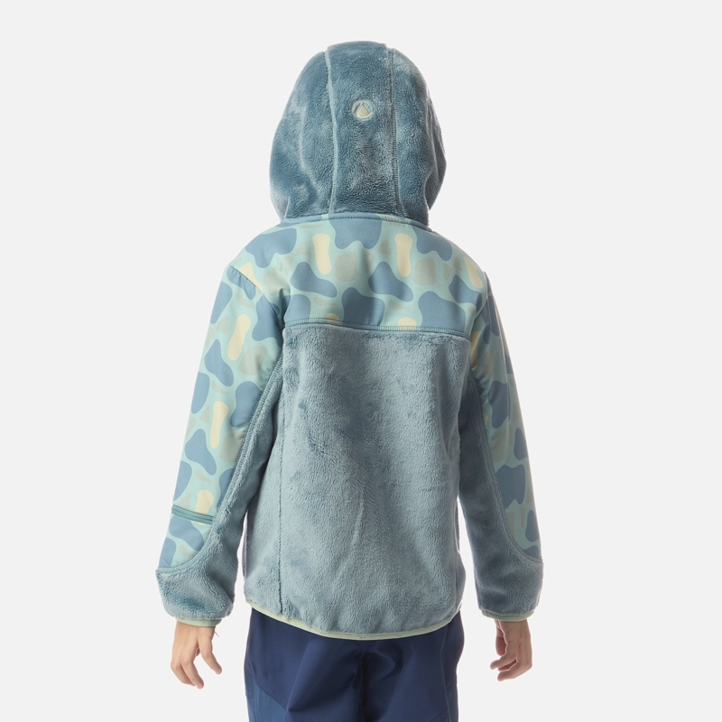 POLAR NIÑO GRILLO THERM-PRO HOODY JACKET PETROLEO CLARO LIPPI I26 - 3