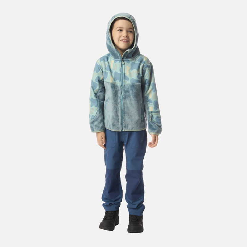 POLAR NIÑO GRILLO THERM-PRO HOODY JACKET PETROLEO CLARO LIPPI I26 - 5