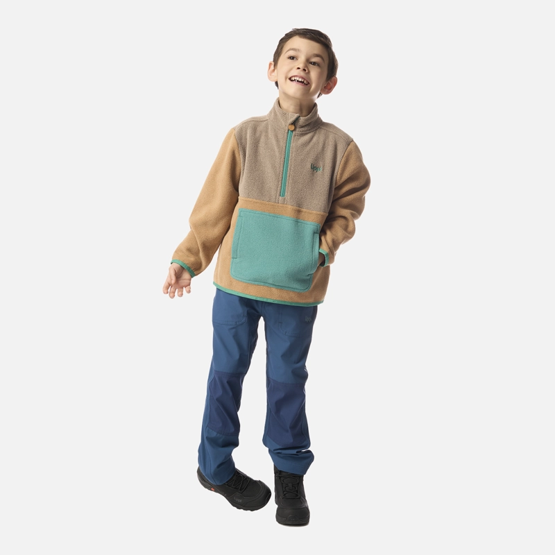 POLAR NIÑO FOREST 1/4 ZIP SWEATSHIRT CAFE CLARO LIPPI I26 - 5