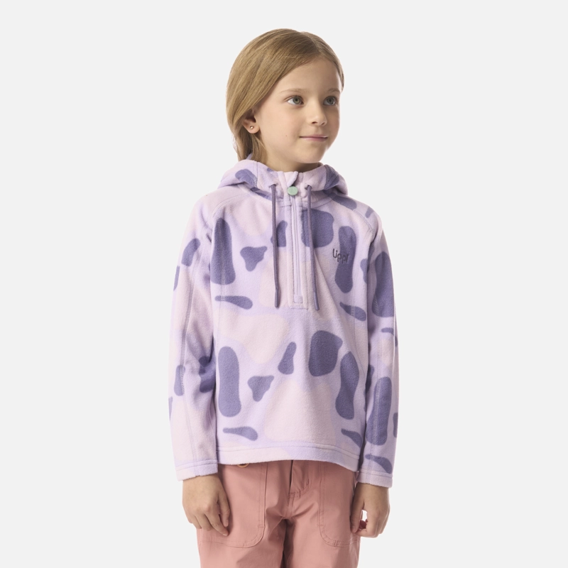 POLAR NIÑA COLD DAY THERM-PRO HOODY JACKET PRINT LILA LIPPI I26 - 1