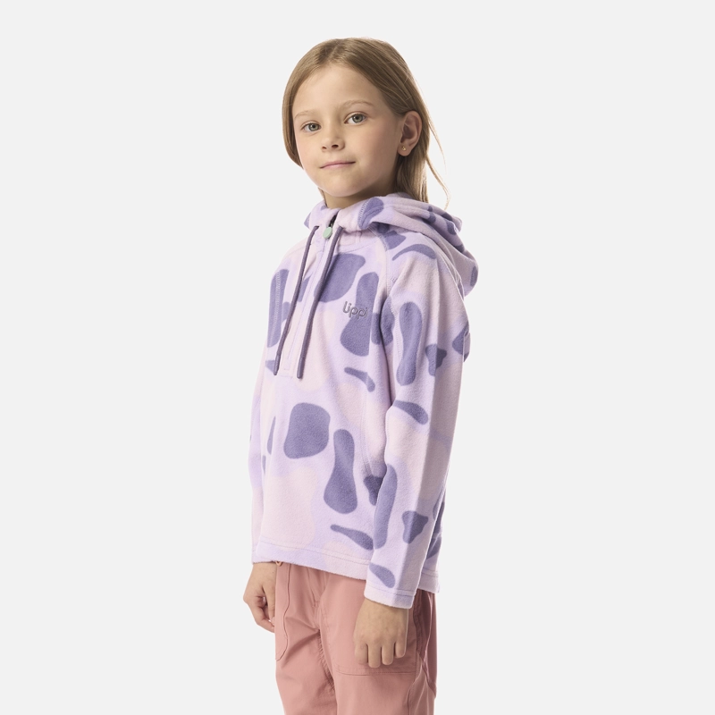 POLAR NIÑA COLD DAY THERM-PRO HOODY JACKET PRINT LILA LIPPI I26 - 2