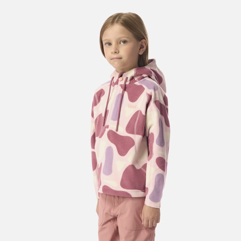 POLAR NIÑA COLD DAY THERM-PRO HOODY JACKET PRINT ROSA CLARO LIPPI I26 - 2