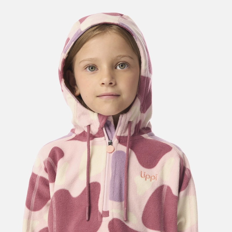 POLAR NIÑA COLD DAY THERM-PRO HOODY JACKET PRINT ROSA CLARO LIPPI I26 - 4