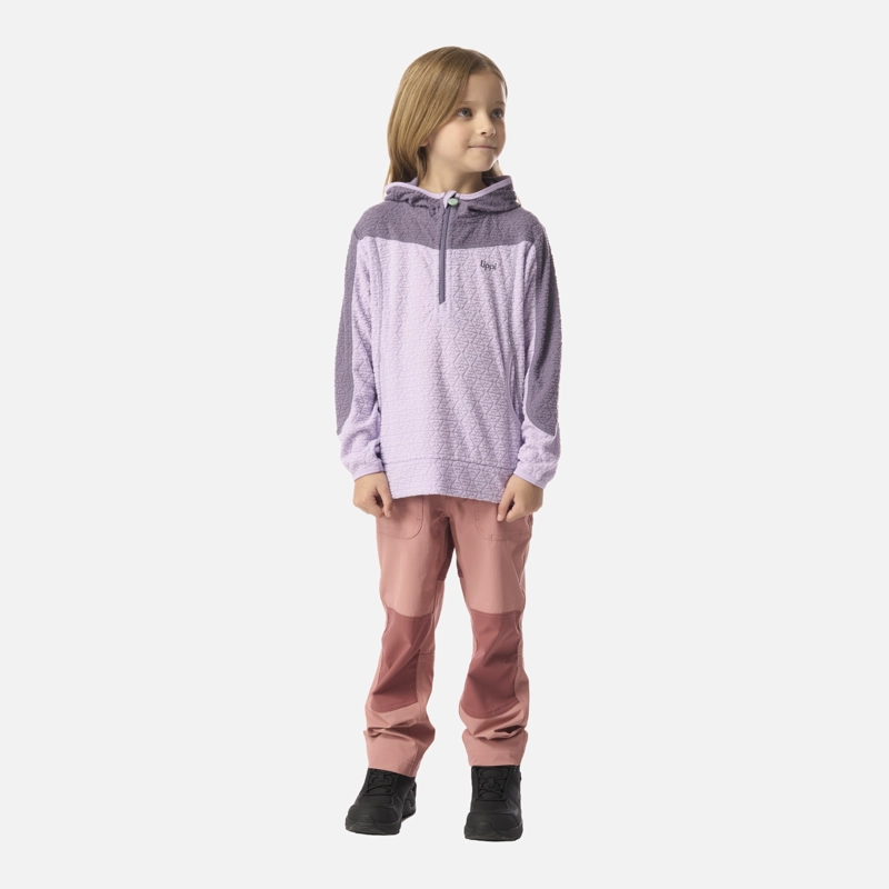 POLERON NIÑA SALTAMONTES NANO-F 1/4 ZIP HOODY LILA LIPPI I26 - 5