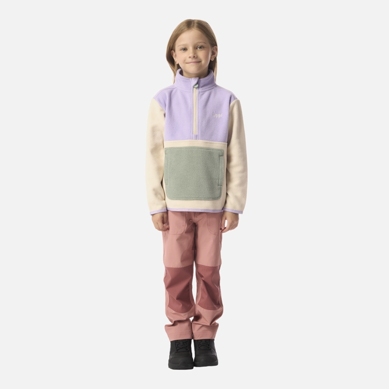 POLAR NIÑA FOREST 1/4 ZIP SWEATSHIRT BEIGE LIPPI I26 - 5