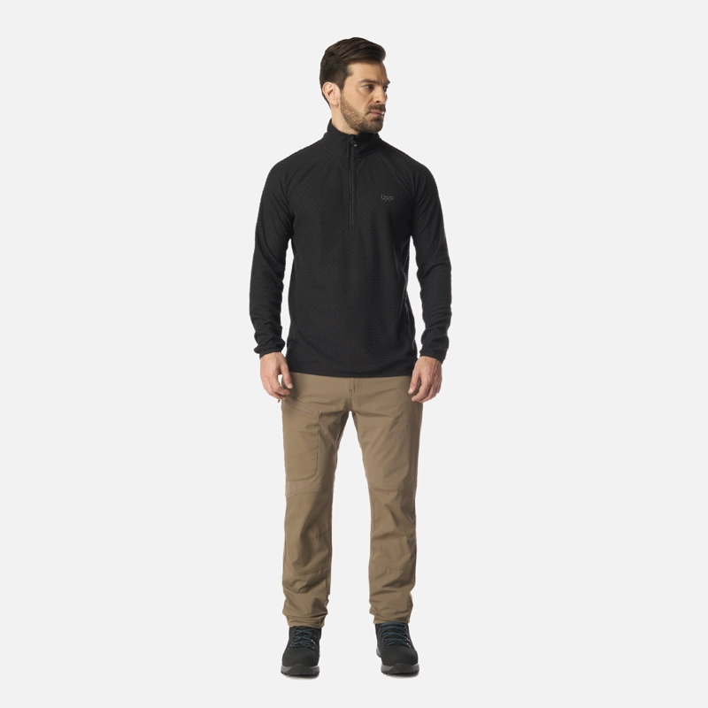PANTALON HOMBRE LENNOX Q-DRY REGULAR FIT PANTS CAFE LIPPI I26 - 9