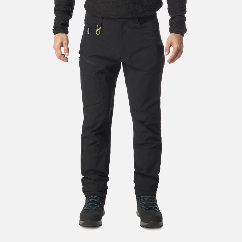 PANTALON HOMBRE LENNOX Q-DRY REGULAR FIT PANTS NEGRO LIPPI I26 - 1
