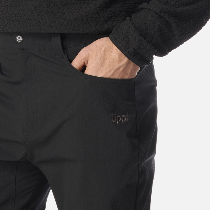 PANTALON HOMBRE LENNOX Q-DRY REGULAR FIT PANTS NEGRO LIPPI I26 - 4