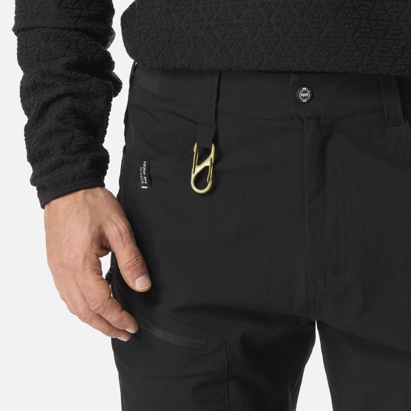PANTALON HOMBRE LENNOX Q-DRY REGULAR FIT PANTS NEGRO LIPPI I26 - 5