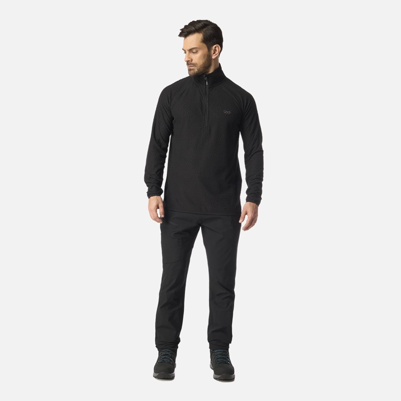 PANTALON HOMBRE LENNOX Q-DRY REGULAR FIT PANTS NEGRO LIPPI I26 - 9